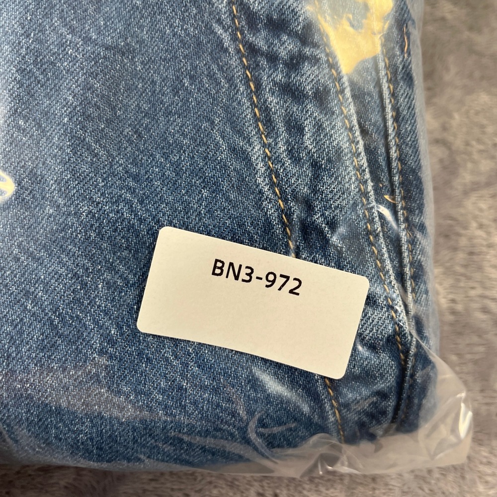 PAIGE Wide Leg Jeans Womens 26 Blue Petite Pull On Drawstring Denim Retails $259 - Picture 12 of 12